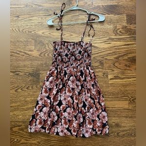 Forever 21 Floral Mini Strap with Tie Straps